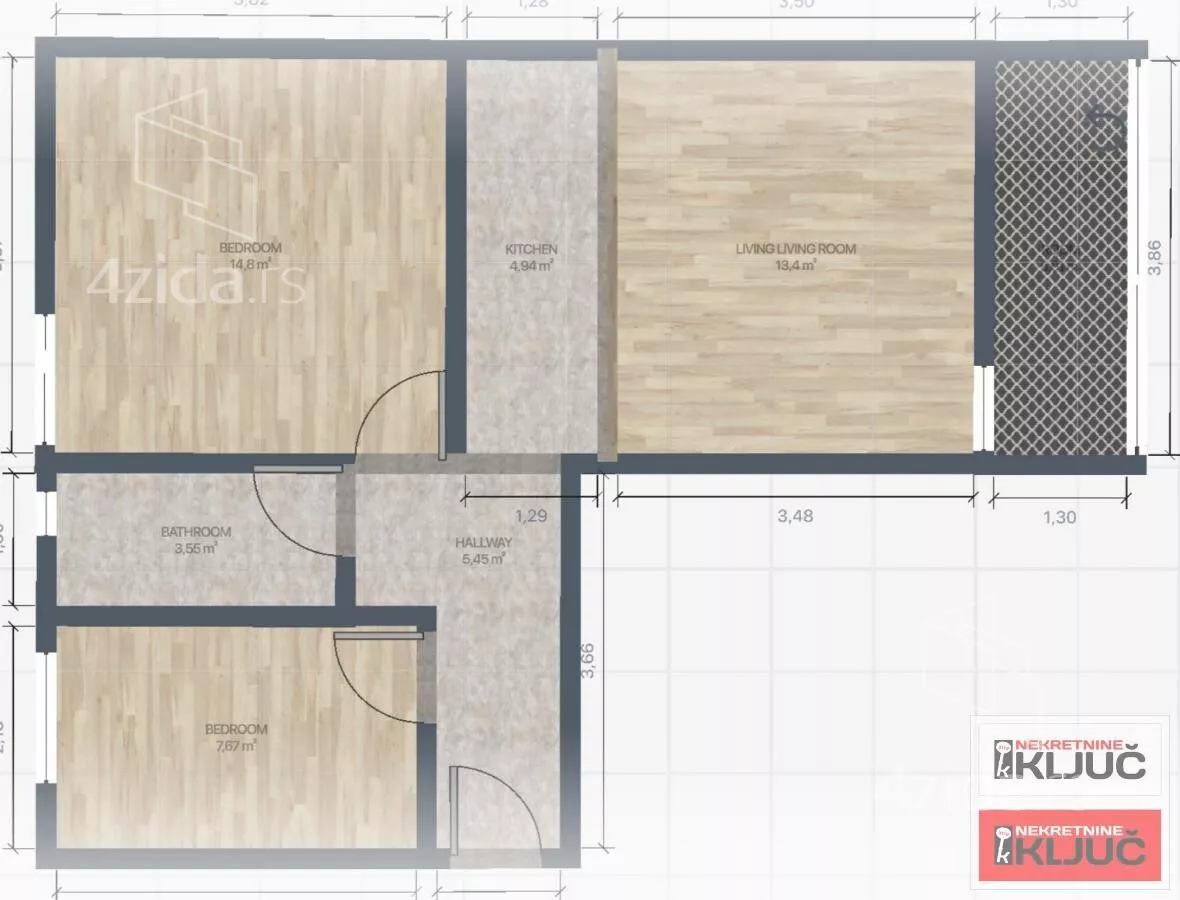 Dvoiposoban stan | 4zida