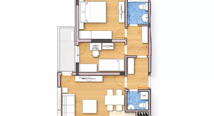 Trosoban stan | 4zida