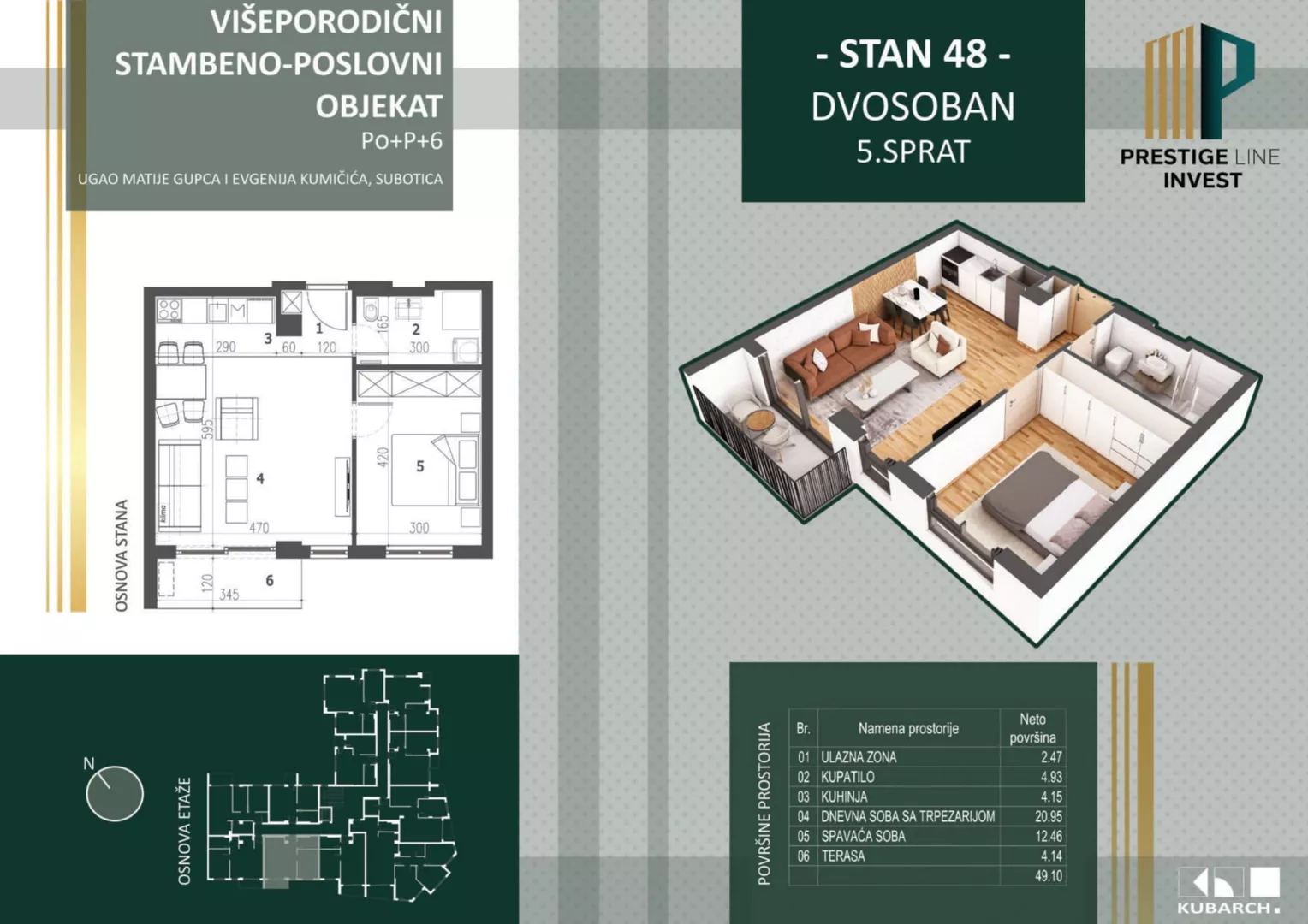 Dvosoban stan | 4zida