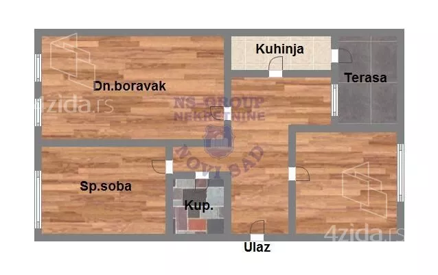 Trosoban stan | 4zida