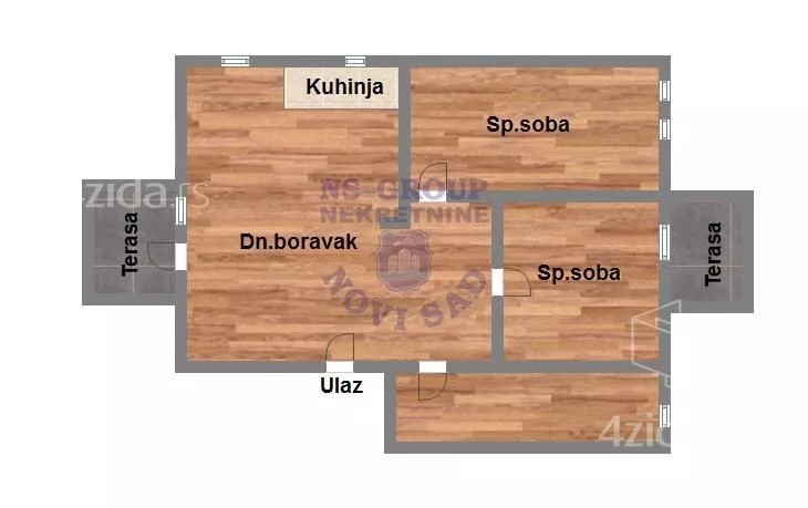Trosoban stan | 4zida