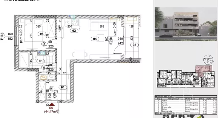 Dvosoban stan | 4zida