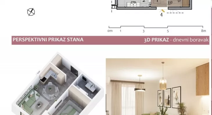 Jednoiposoban stan | 4zida