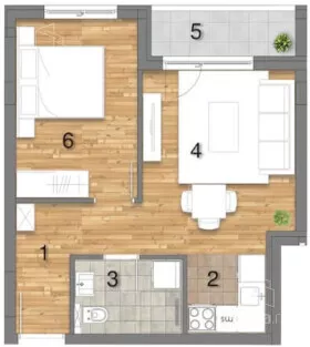 Dvosoban stan | 4zida