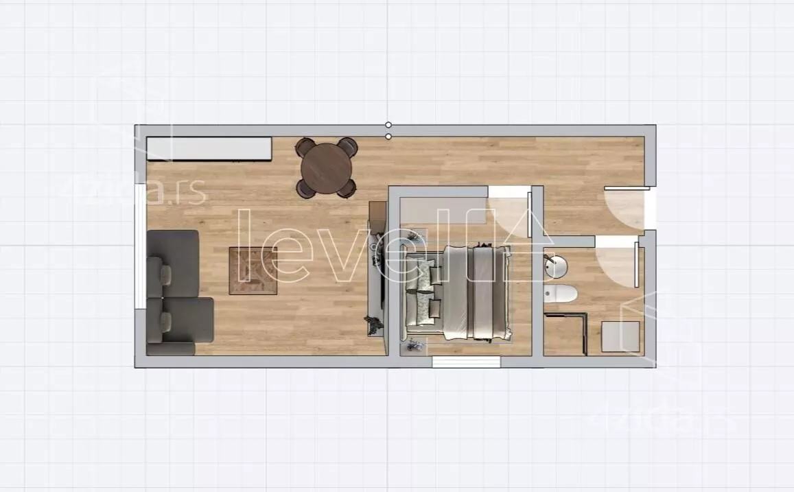 Jednoiposoban stan | 4zida