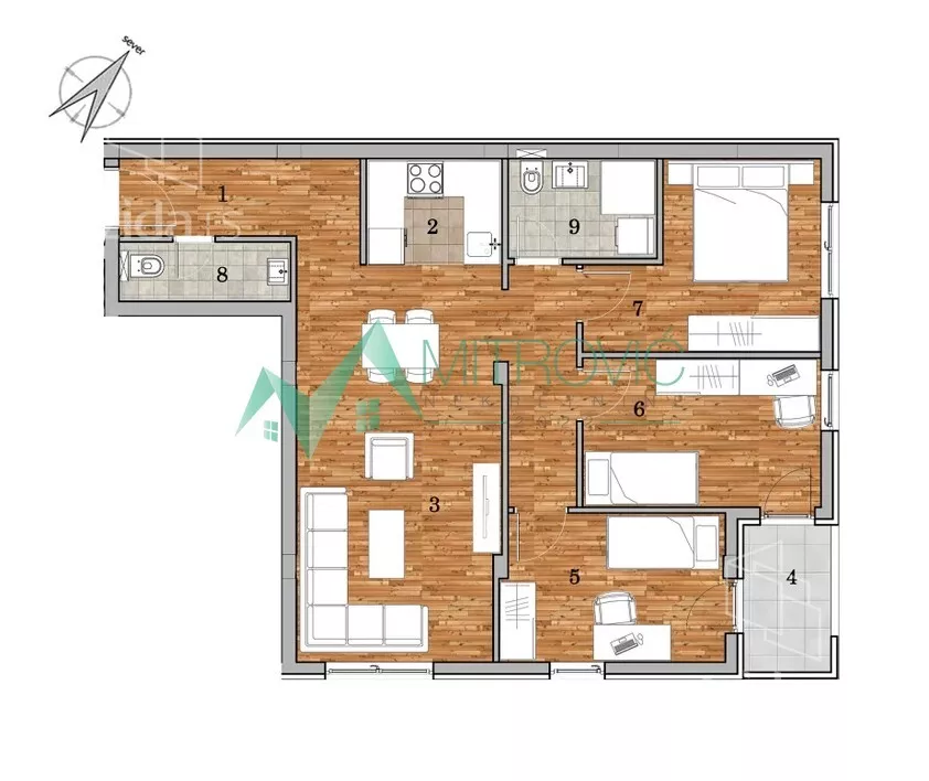 Četvorosoban stan | 4zida