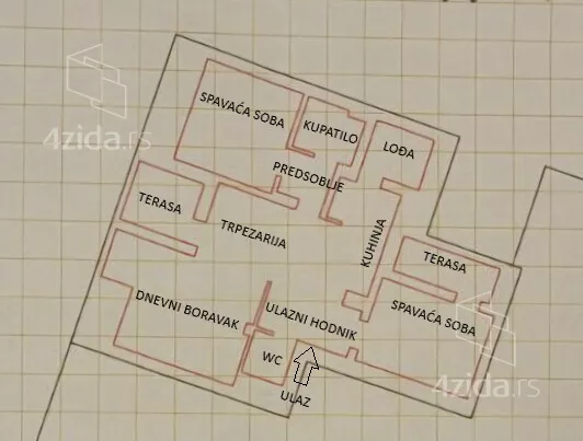 Trosoban stan | 4zida