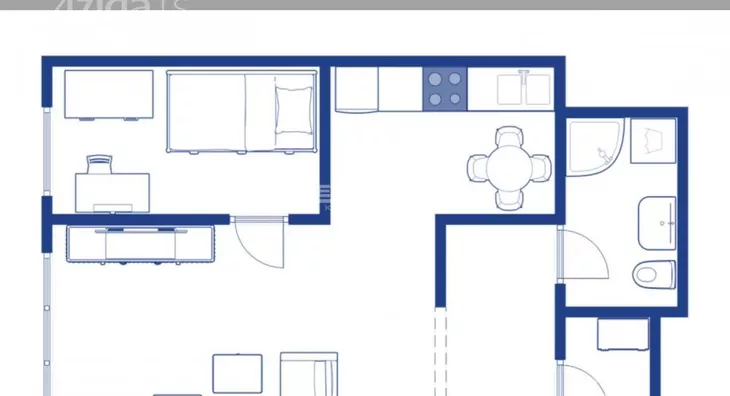 Jednosoban stan | 4zida