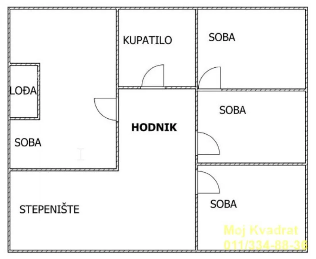 Četvoroiposoban stan | 4zida