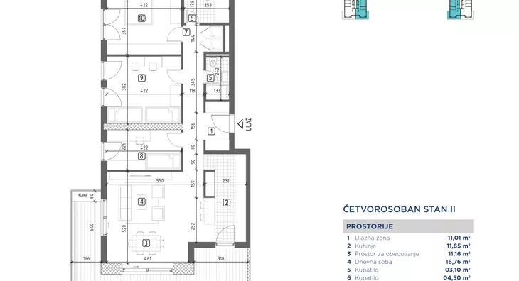 Četvorosoban | 4zida