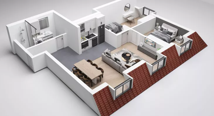 Dvoiposoban stan | 4zida