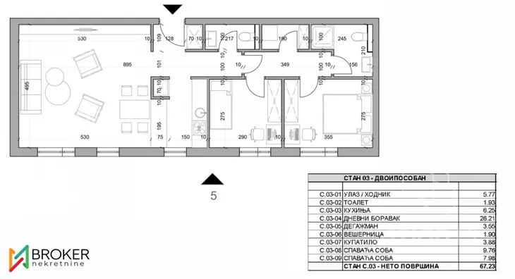 Dvoiposoban stan | 4zida