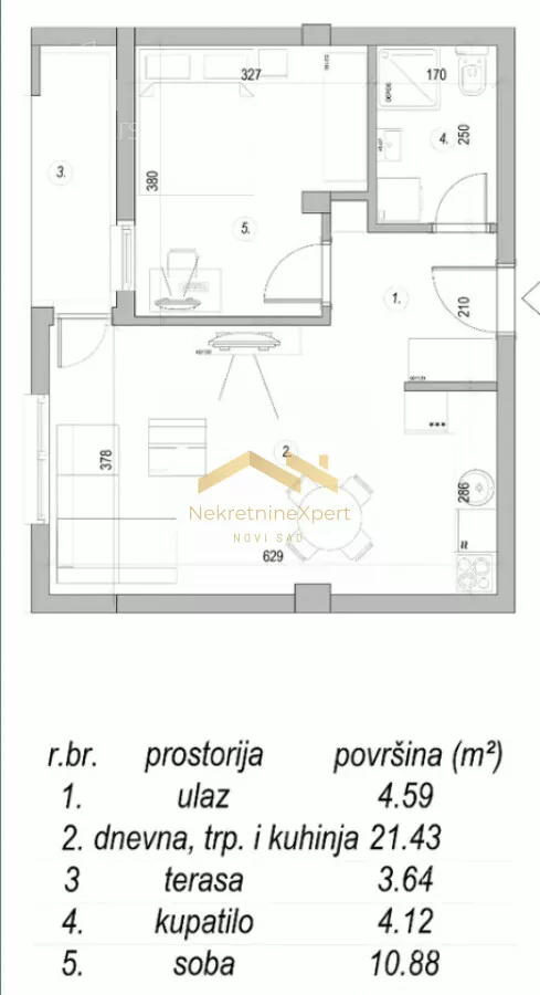 Dvosoban stan | 4zida