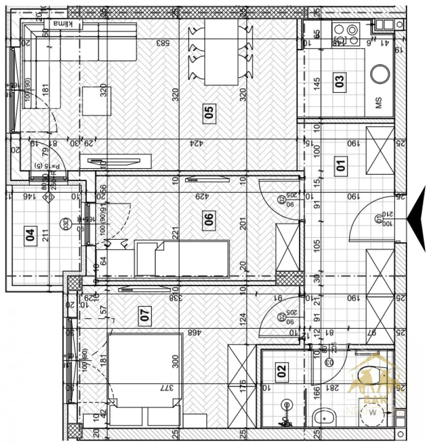 Trosoban stan | 4zida