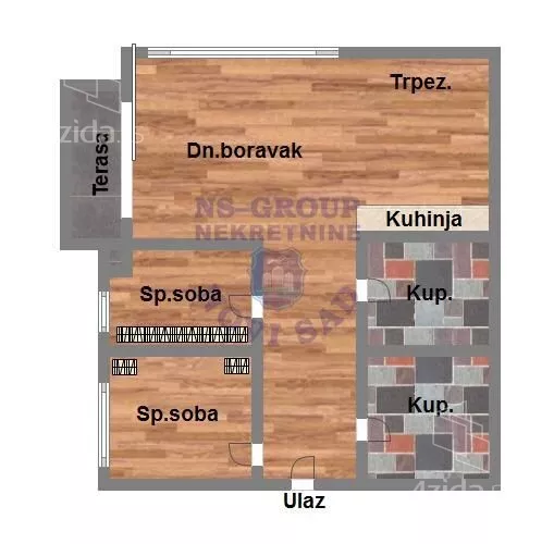 Trosoban stan | 4zida