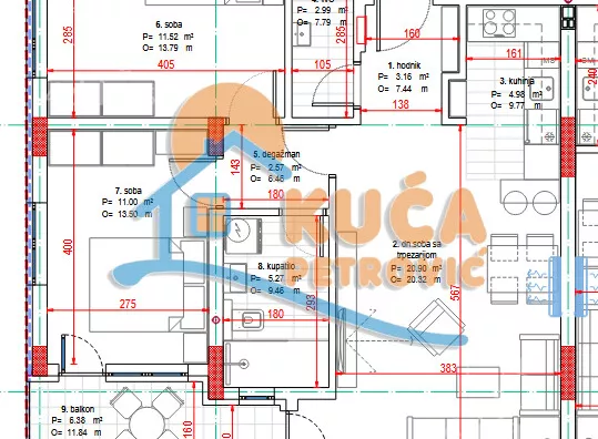 Trosoban stan | 4zida