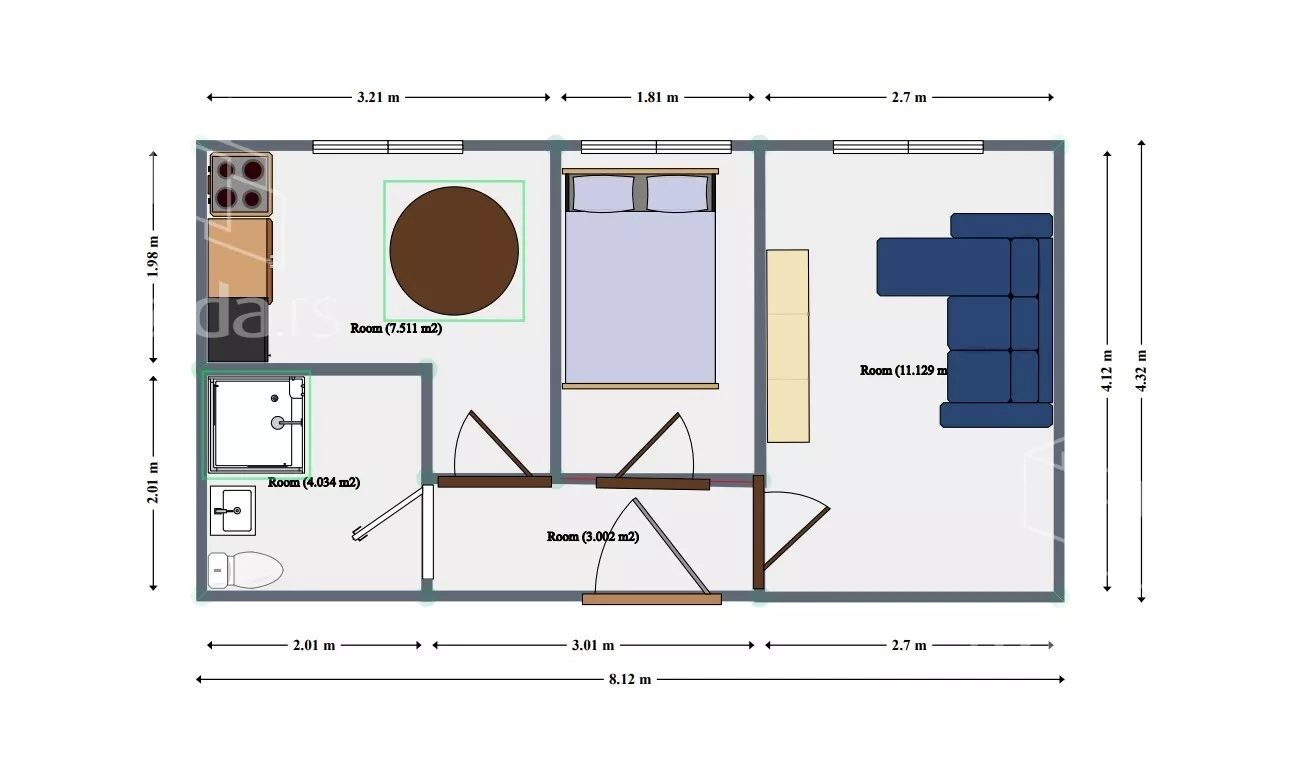 Dvosoban stan | 4zida
