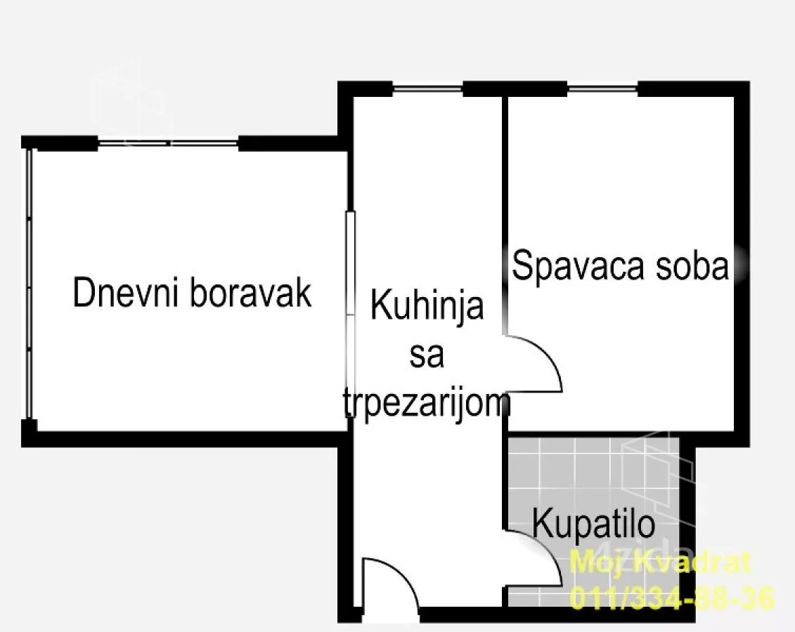 Jednoiposoban stan | 4zida