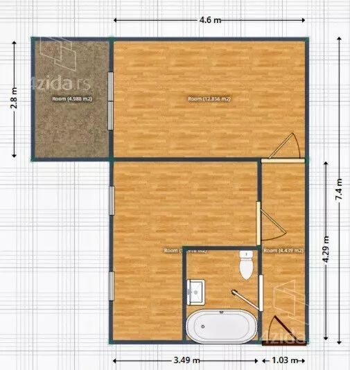 Dvosoban stan | 4zida