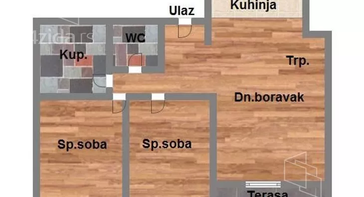 Trosoban stan | 4zida