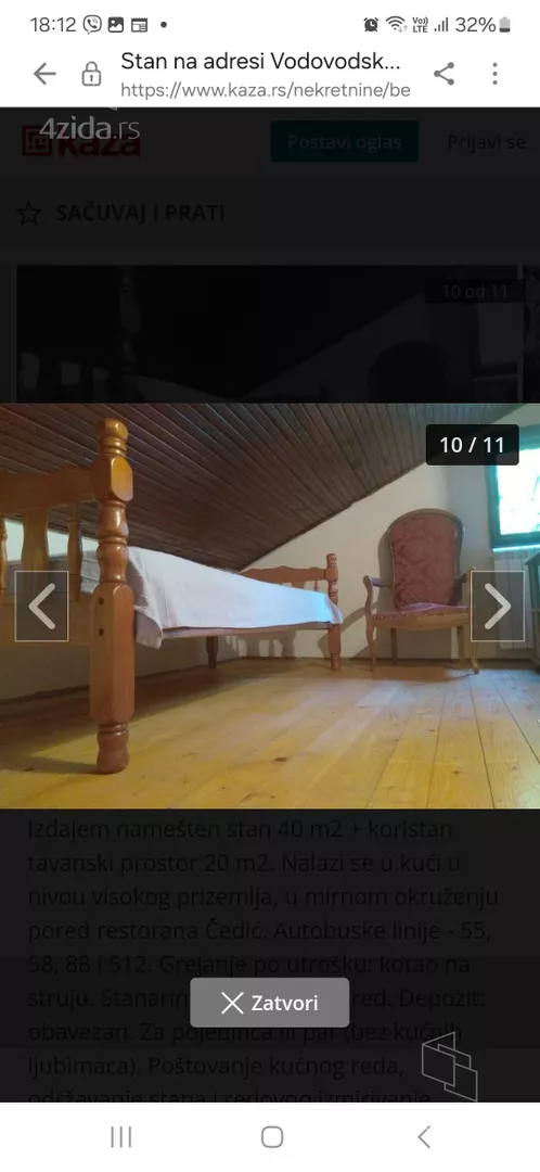 Jednoiposoban stan | 4zida