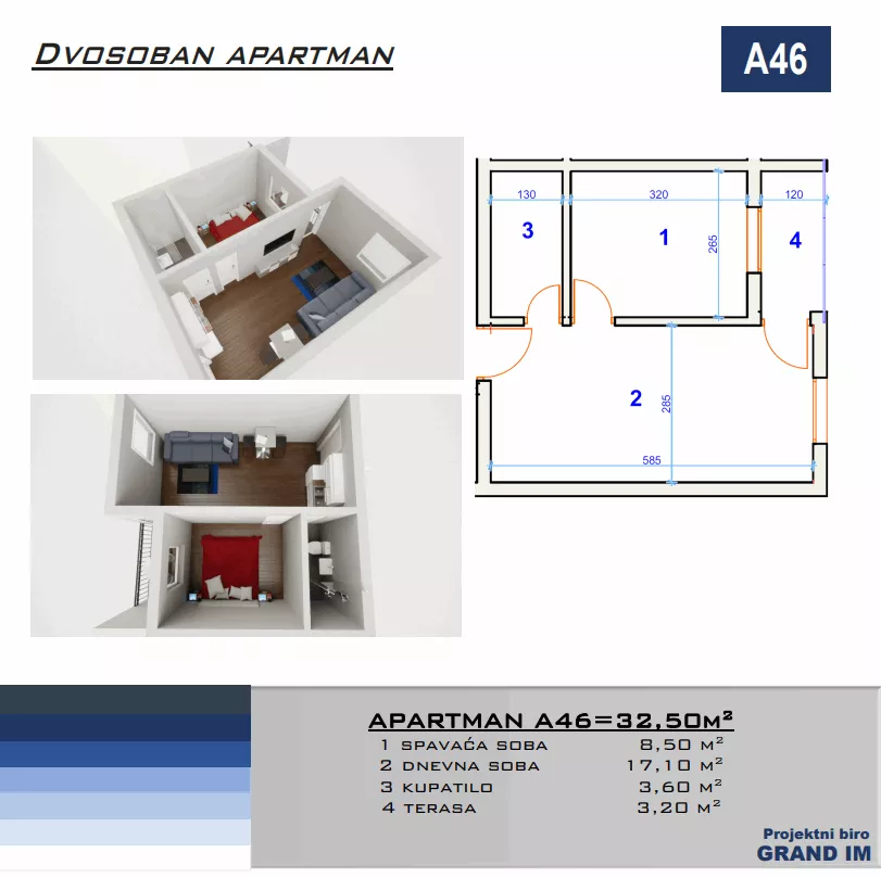 Dvosoban stan | 4zida