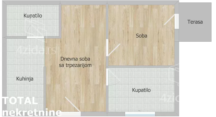 Jednoiposoban stan | 4zida