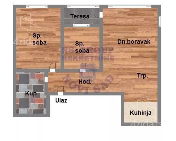 Trosoban stan | 4zida