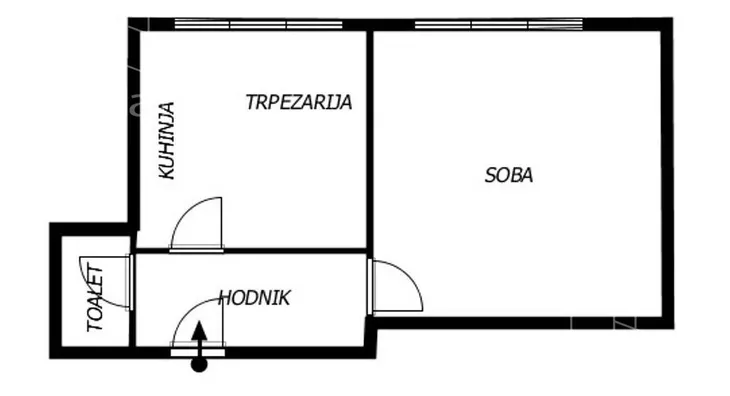 Jednosoban stan | 4zida