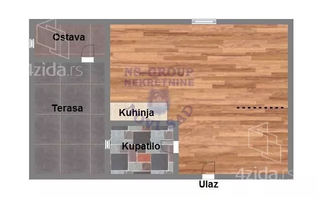 Jednosoban stan | 4zida