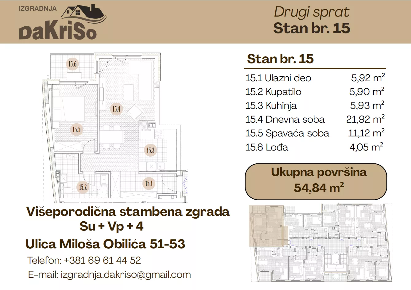 Dvosoban stan | 4zida