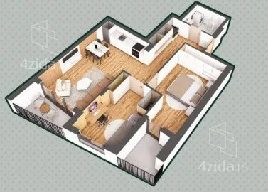 Jednosoban stan | 4zida