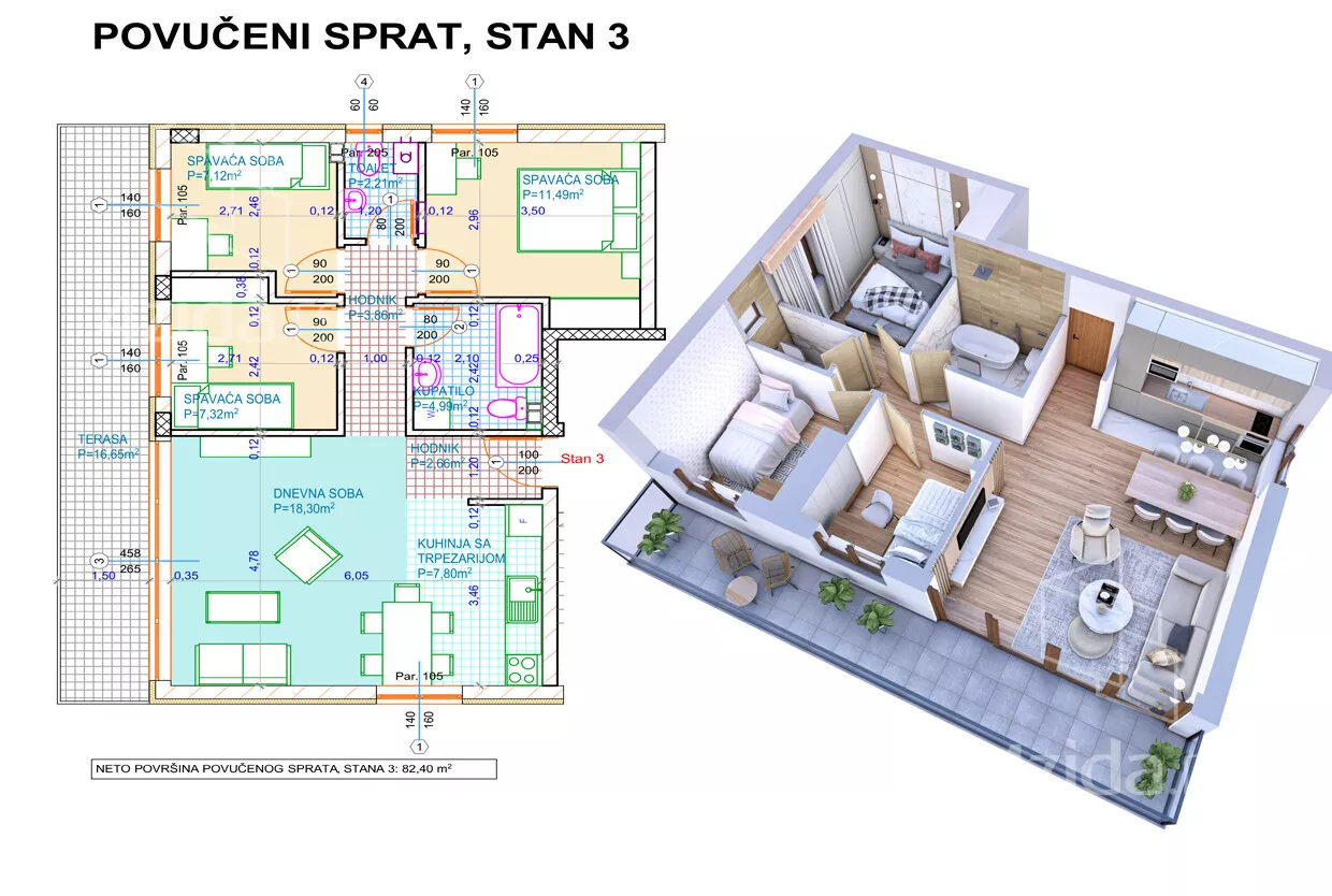 Četvorosoban stan | 4zida
