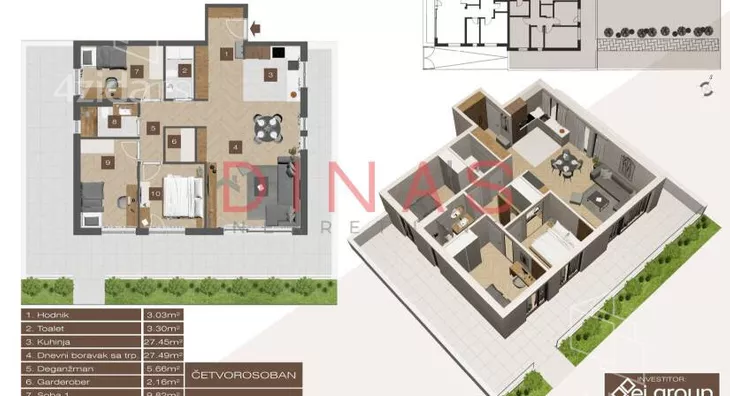 Četvorosoban stan | 4zida