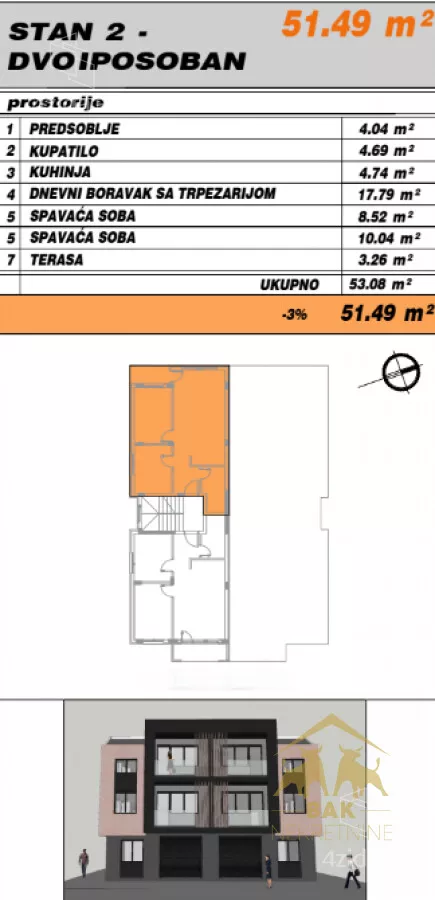 Dvoiposoban stan | 4zida