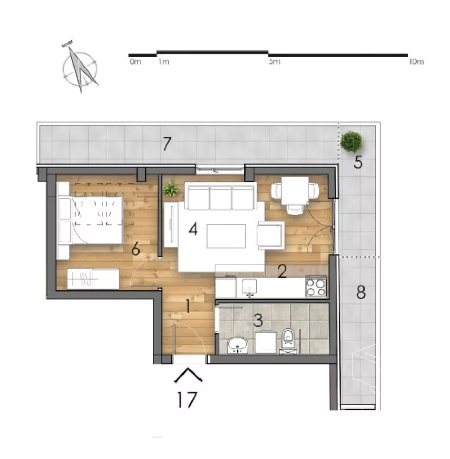 Dvosoban stan | 4zida