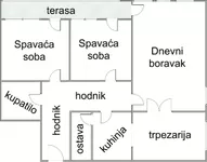 Trosoban stan | 4zida