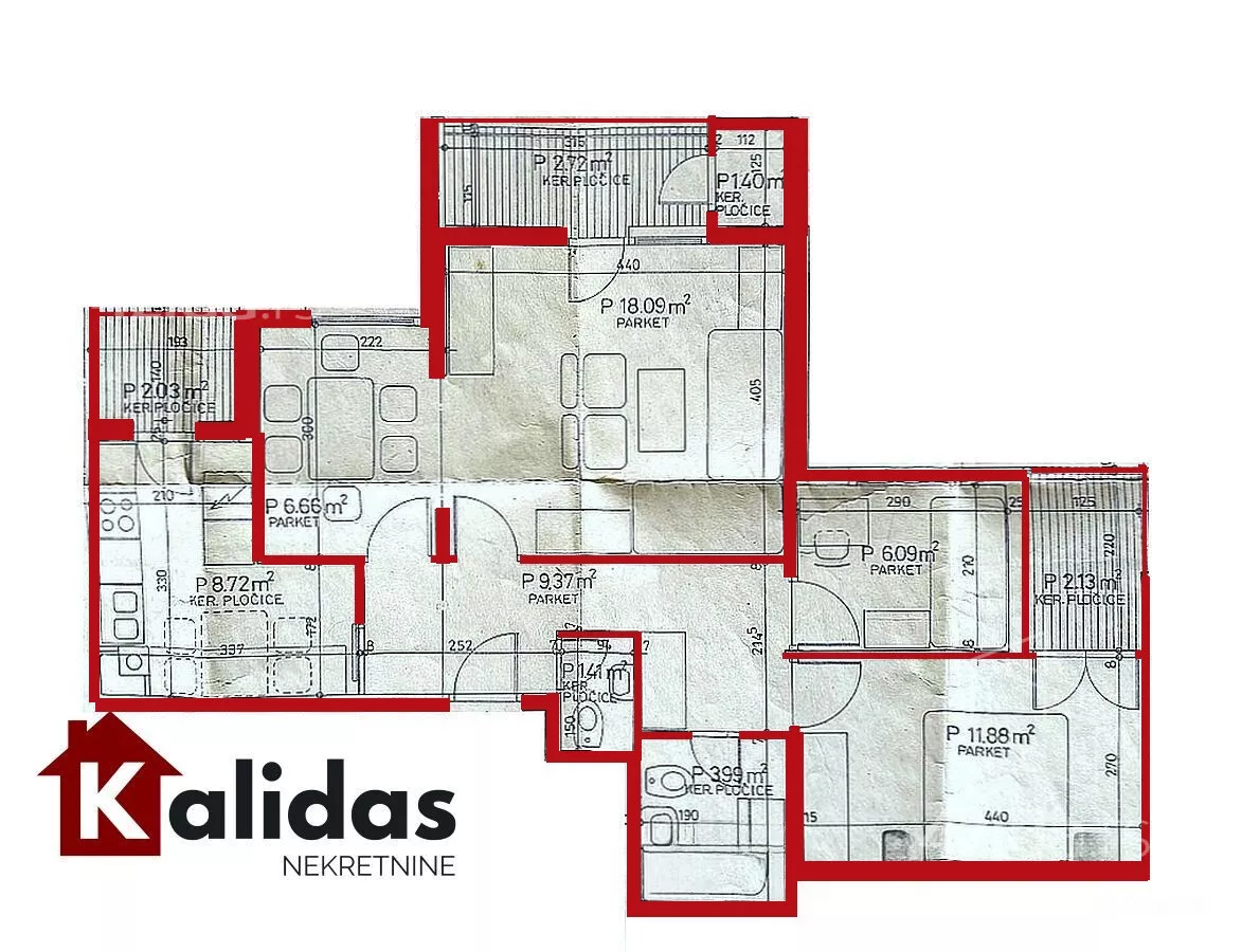 Troiposoban stan | 4zida