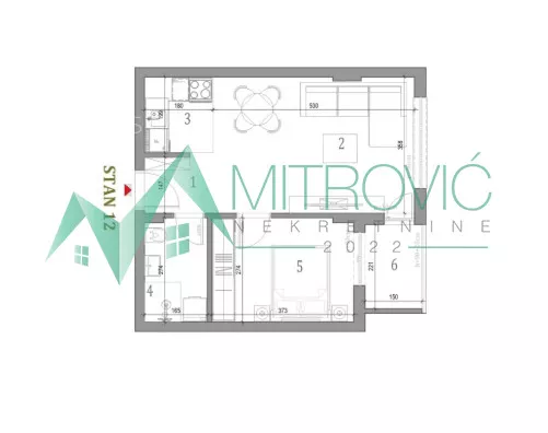 Jednoiposoban stan | 4zida