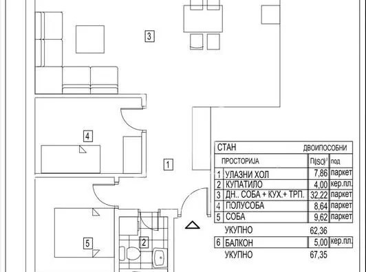 Dvoiposoban stan | 4zida