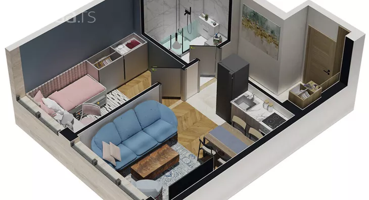 Dvosoban stan | 4zida