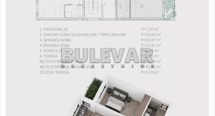 Dvoiposoban stan | 4zida