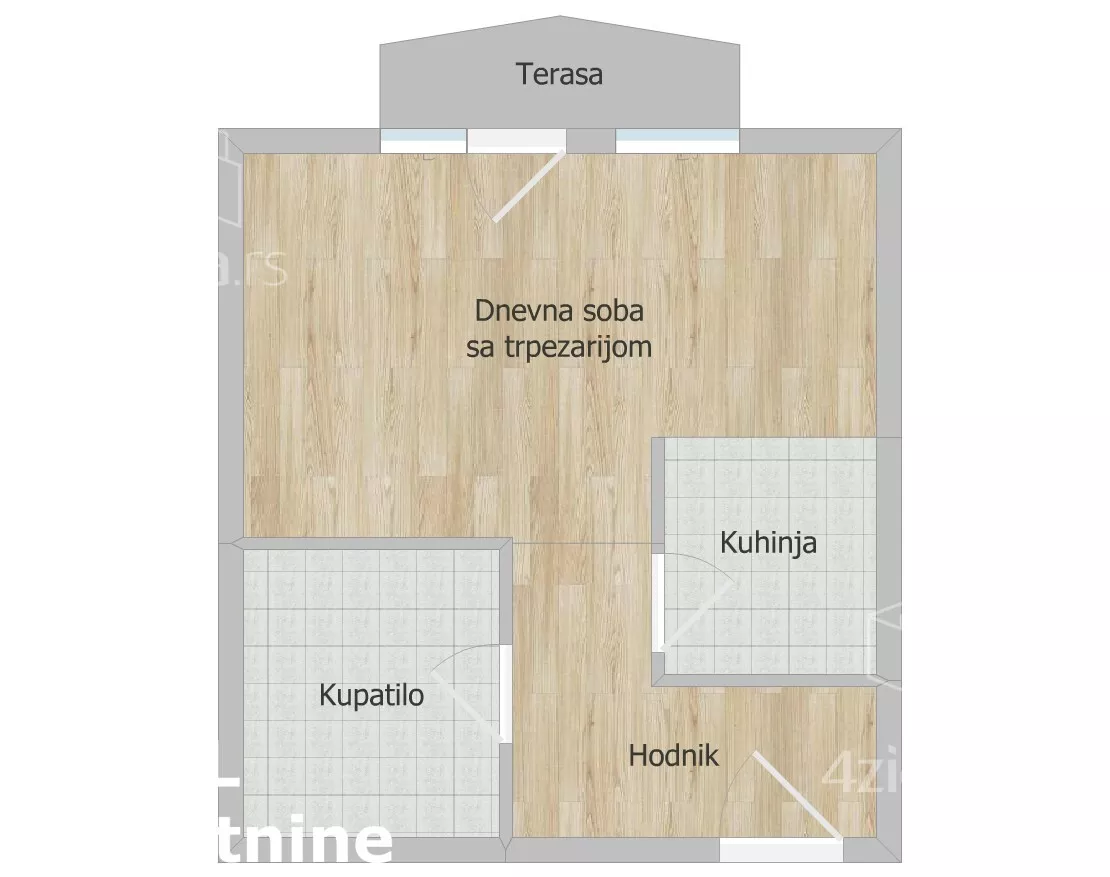 Jednosoban stan | 4zida