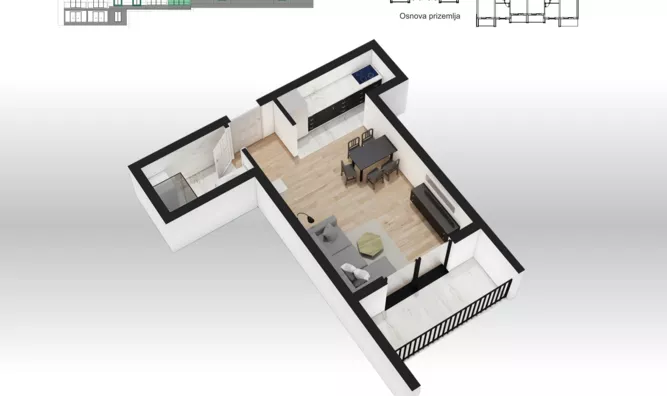 Jednosoban stan | 4zida