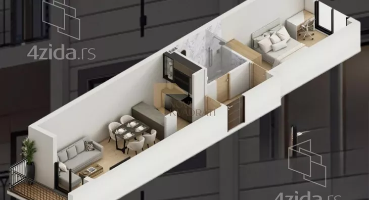 Dvosoban stan | 4zida