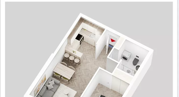 Jednoiposoban stan | 4zida