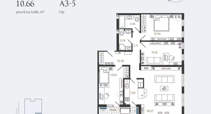 Četvorosoban | 4zida