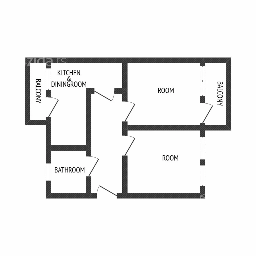 Dvosoban stan | 4zida