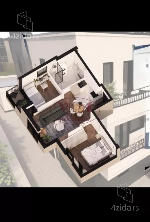 Dvoiposoban stan | 4zida