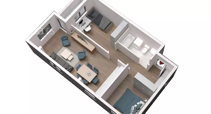 Dvoiposoban stan | 4zida